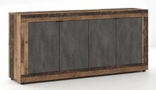 Kummut Lunea Matera, 180 x 41.7 x 86 cm, tumepruun, antiikstiil