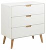 Kummut Actona Lowell, 80 x 40 x 80 cm, tamm/natural