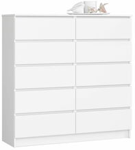 Kummut Akord K120, 40 x 120 x 121 cm, valge