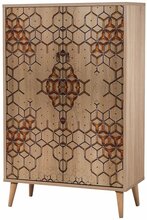 Kapp Kalune Design Multibox 720, 36 x 80 x 127 cm, sonoma tamme/oranž
