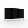 Kummut Adrk Furniture Tili 3D 6P, must