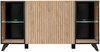 Kummut ASM Liam, 40 x 160 x 82 cm, pruun/must