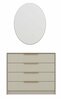 Kummut Kalune Design Kale Luxe 7940, 45 x 100 x 85 cm, helepruun