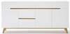Kummut MC Akcent Cervo 3D/6SZ, 40 x 95 x 193 cm, valge/tamm