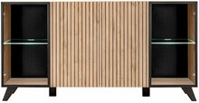 Kummut ASM Liam, 40 x 160 x 82 cm, pruun/must