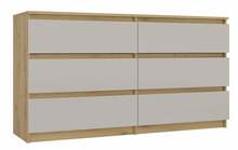 Kummut Topeshop Malwa M6, 138 x 40 x 75 cm, tamm artisan kaszmir