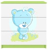 Kummut Kocot Kids Babydreams Teddybear, 41 x 80 x 80.5 cm, valge/roheline