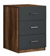 Kummut Kalune Design Vario C 956LCS1301, 46.5 x 44.5 x 61.8 cm, antratsiit/pruun
