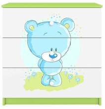 Kummut Kocot Kids Babydreams Teddybear, 41 x 80 x 80.5 cm, valge/roheline