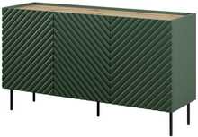 Kummut Cama Meble 3D2SZ ONDA, 150 x 45 x 85 cm, roheline