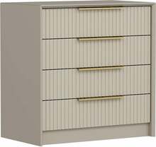 Kummut Kalune Design Kale Luxe 7939, 45 x 72 x 77 cm, helepruun