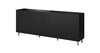 Kummut Cama Meble Pafos, 200 x 42 x 82 cm, must matt