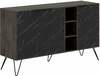 Kummut Kalune Design Clara 855DTE4226, 35.6 x 142 x 83 cm, must/tumepruun