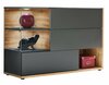 Kummut ASM Silk, 120 x 40 x 77 cm, tumehall/tamm