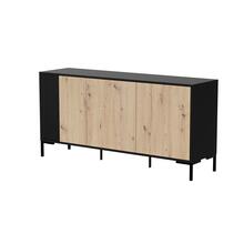 Kummut Cama Meble Merci, 151 x 40 x 74 cm, must/artisani tamm