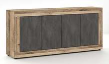 Kummut Lunea Matera, 180 x 41.7 x 86 cm, helepruun