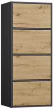 Kummut Top E Shop Alma, antratsiit/artisan, hall/pruun