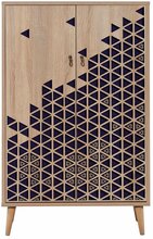 Kapp Kalune Design Multibox 123, 36 x 80 x 127 cm, sinine/pruun
