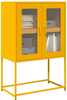 Kummut, 68 x 39 x 107 cm, teras, sinepikollane
