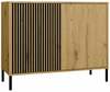 Kummut Top E Shop Kamaro, 40 x 103.5 x 82.5 cm, must/artisan oak