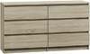 Kummut Top E Shop Malwa M6, 138 x 40 x 77 cm, tamme värvi