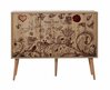 Konsool Hanah Home Mega, tamme värv, 36 x 120 x 90 cm