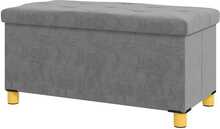 Pehme pink Homcom, panipaigaga, 76 x 38 x 38 cm, hall