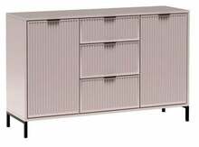Kummut Halmar Linka Style LS2, 134.6 x 40.6 x 86.1 cm, beež/roosa