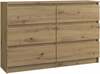 Kummut Top E Shop Malwa M6 120, 120 x 30 x 77 cm, pruun