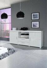 Kummut Halmar Samba REG5, 45 x 164 x 80 cm, valge