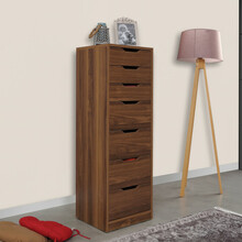 Kummut Kalune Design Flow 801CMY3401, 40 x 44 x 130 cm, pähkel