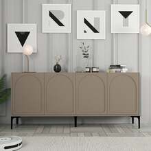 Kummut Kalune Design Lyon 79 Atlas, 180 x 79 x 35 cm, must/beež