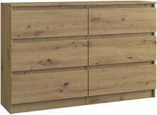 Kummut Top E Shop Malwa M6 120, 120 x 30 x 77 cm, pruun