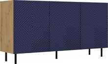 Kummut Kama 3K, 40 x 150 x 78 cm, sinine/pruun