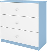 Kummut Kocot Kids Babydreams KOBDNIBWZ, 41 x 80 x 80.5 cm, sinine/valge