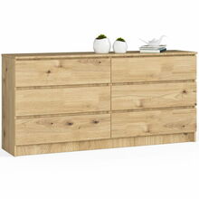 Kummut Akord K160, 40 x 160 x 77 cm, tamm/pruun