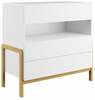 Laste kummut Kocot Kids Victor, 45 x 94.5 x 90 cm, valge