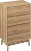 Kummut 5five Simply Smart Abana, 60 x 40 x 107,3 cm, pruunikas