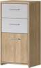 Kummut Domoletti QDRK13-Q45F, 40.3 x 29.6 x 77.5 cm, valge/puit