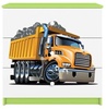 Kummut Kocot Kids Babydreams Truck, 41 x 80 x 80.5 cm, valge/roheline