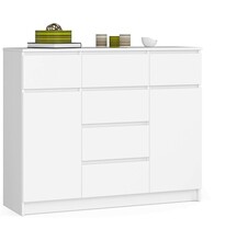 Kummut Akord Furniture Factory K017, 120 x 40 x 99 cm, valge