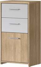 Kummut Domoletti QDRK13-Q45F, 40.3 x 29.6 x 77.5 cm, valge/puit