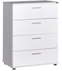 Kummut Kalune Design SFN-540 BB-1, 44 x 73 x 96 cm, valge