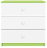 Kummut Kocot Kids Babydreams KOBDZIBWZ, 41 x 80 x 80.5 cm, valge/roheline
