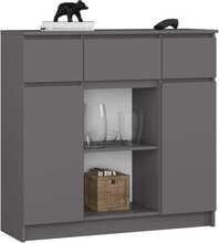Kummut Akord K100, 101 x 35 x 98 cm, hall