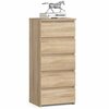 Kummut Akord CL5, 35 x 40 x 92 cm, 5 sahtliga, sonoma tamm/pruun