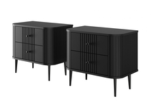2-osaline öökappide komplekt Bogart Vesper 56 2SZ, must