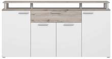 Kummut Forte Gulada USTK341, 60 x 169.3 x 90 cm, valge/liivakarva pruun