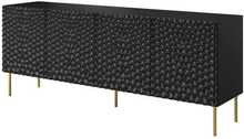 Kummut Cama Meble Hole, 190 x 40.5 x 74.5 cm, matt must