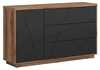 Kummut BLACK RED WHITE Forn 1D3S, pruun/must